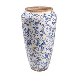 Florero Romimex Azul Blanco Porcelana 21 x 37 x 21 cm Con asas Precio: 60.5. SKU: B1G8D2PN5H