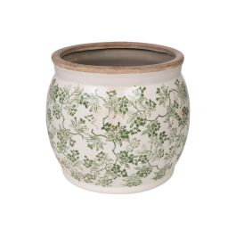 Macetero Romimex Verde Beige Porcelana 20 x 16 x 20 cm Precio: 25.4999998. SKU: B16PANRSJL