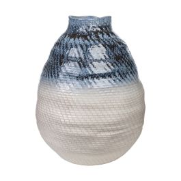 Jarrón Romimex Azul Beige Porcelana 37 x 47 x 37 cm Precio: 157.905000484. SKU: B18J2JQ22N