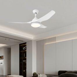 Ventilador de Techo con Luz Romimex Blanco