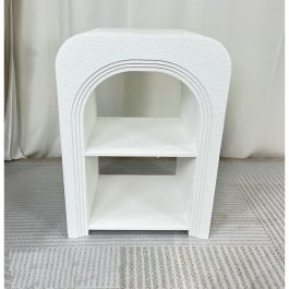 Mesa auxiliar Romimex Blanco Madera MDF 40 x 55 x 30 cm