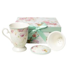 Juego de Tazas con Platos Romimex Blanco Cerámica 24 x 12 x 13 cm Precio: 19.49999942. SKU: B17YP7DW7W