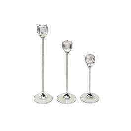 Set de Portavelas Romimex Metal Vidrio 6 x 26 x 6 cm 3 Piezas Precio: 41.94999941. SKU: B12JJRHR9E