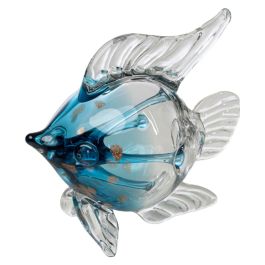 Figura Decorativa Romimex Azul Vidrio Pez 20 x 21 x 20 cm Precio: 55.526900242. SKU: B17F5KMH8C