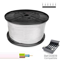Manguera tubular vv-k06/1kv 3 g 1,50 mm² blanca, 100 m. (bobina grande) Precio: 154.98999989. SKU: B139JARCKM
