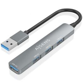 Hub USB Aisens A106-0859 Gris (1 unidad)