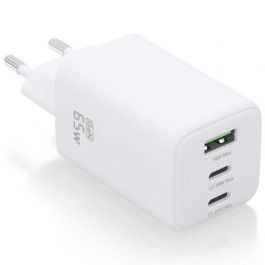 Cargador Gan de Pared Aisens ASCH-65W3P041-W/ 2xUSB Tipo-C/ 1xUSB/ 65W Precio: 24.066900689700002. SKU: B1KCLT6WQP