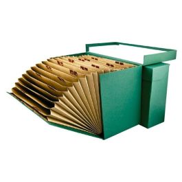 Mariola caja de transferencia folio cartón forrado en geltex c/ clasificador a-z/1-31 verde Precio: 15.94999978. SKU: S8412687