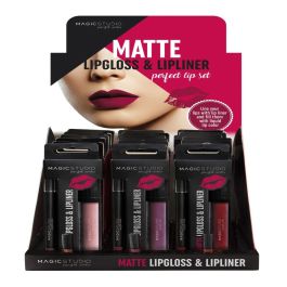 Set de Maquillaje Magic Studio Matte Lipgloss & Lipliner (2 pcs)