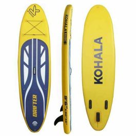 Tabla de Paddle Surf Hinchable con Accesorios Kohala Drifter Amarillo (290 x 75 x 15 cm)