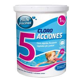 Cloro 5 acciones tabletas 1kg tamar Precio: 13.50000025. SKU: S7907876