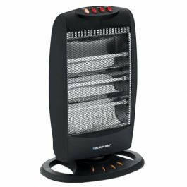 Estufa De Cuarzo Blaupunkt 1200 W Tres Niveles Potencia Funcion Oscilante Color Negro