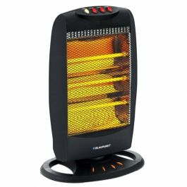 Estufa De Cuarzo Blaupunkt 1200 W Tres Niveles Potencia Funcion Oscilante Color Negro