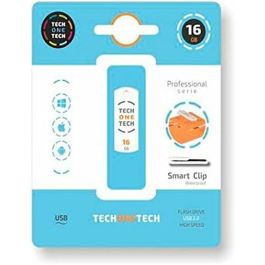 Pendrive 16GB Tech One Tech Pro Smart Clip USB 2.0 Precio: 9.0749998427. SKU: B1D5BK236S