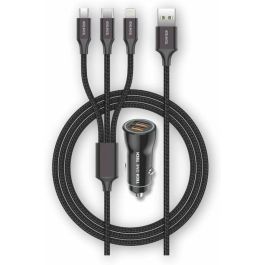 Cargador de Coche USB Universal + Cable Tech One Tech TEC2810 Doble USB x 2