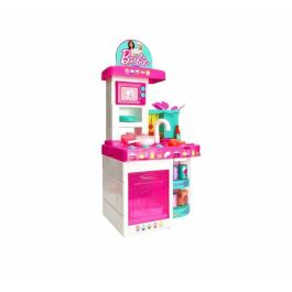 Cocina barbie con 40 accesorios luces y sonidos 40,5x30x81 cm