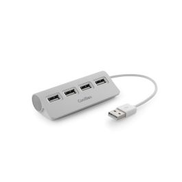 Hub USB CoolBox COO-HU4ALU2 Plateado