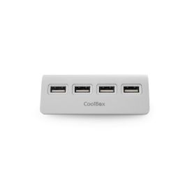 Hub USB CoolBox COO-HU4ALU2 Plateado