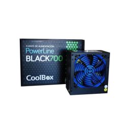 Fuente de Alimentación CoolBox COO-FAPW700-BK 700 W ATX Negro Azul