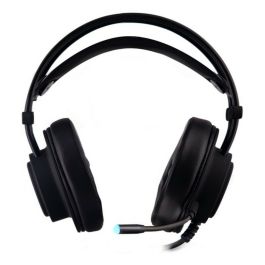 Auriculares con Micrófono Gaming CoolBox DeepLighting Negro