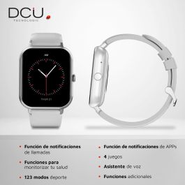 Smartwatch DCU CURVED GLASS PRO 1,83" Gris