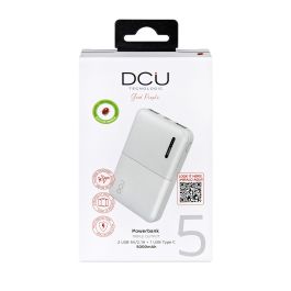 Powerbank DCU 34155002 Blanco 5000 mAh