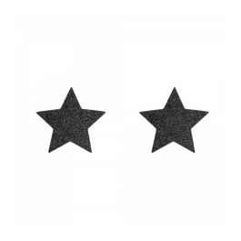 Pezoneras de Estrellas Negras Bijoux Indiscrets 156 Negro