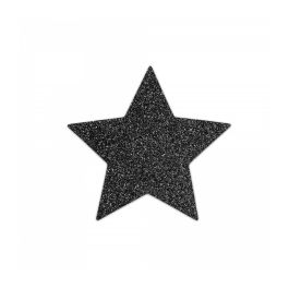 Pezoneras de Estrellas Negras Bijoux Indiscrets 156 Negro