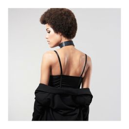 Collar Negro Con Correa Maze Bijoux Indiscrets 11116