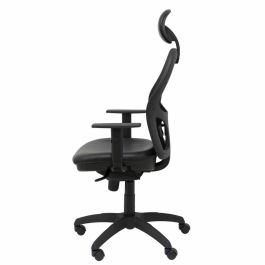 Silla de Oficina con Cabecero Jorquera similpiel P&C SNSPNEC Negro