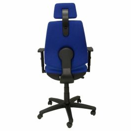 Silla de Oficina con Cabecero Montalvos P&C 942253 Azul