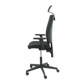 Silla de Oficina con Cabecero Lezuza P&C Negro