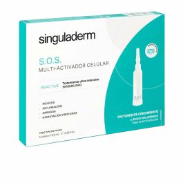 Singuladerm S.O.S. Reactive Sérum Facial Antirojeces Pieles Sensibles Reactivas | Tratamiento Calmante Intensivo | Hidratante y Antiedad 4x10,5ml Precio: 52.95000051. SKU: S05105890