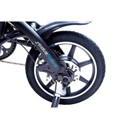 Bicicleta Eléctrica Skate Flash Urban Compact Negro/Azul 250 W 25 km/h