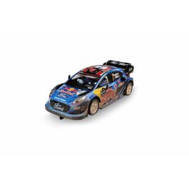 Scalextric Coche de Slot Ford Puma WRC Kenya Rally Mud Effect con Luz en Faros - Edad 3+ Años - 18.5x9.3x9.5 cm