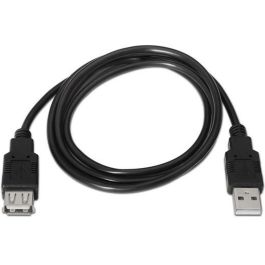 Aisens Cable Usb 2.0 Tipo A-M - A-H Negro 1,0M Precio: 0.95000004. SKU: S5617323