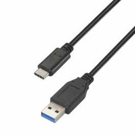 Cable USB-C a USB Aisens A107-0060 Negro 1 m (1 unidad) Precio: 3.50000002. SKU: S5617334