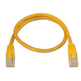 Aisens cable de red latiguillo rj45 cat.6 utp awg24 amarillo 1,0 m