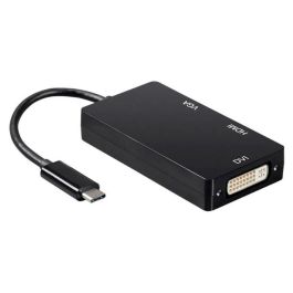 Adaptador USB-C a VGA/HDMI/DVI Aisens A109-0343 Negro 15 cm