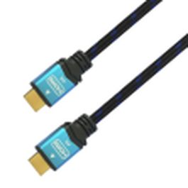 Cable HDMI Aisens A120-0355 0,5 m Negro/Azul 4K Ultra HD