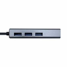 Hub USB Aisens A106-0401 Gris (1 unidad)
