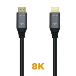 Aisens Cable Hdmi V2.1 Premium Alta Velocidad Hec 8K@60Hz 48 grbps A-M - A-M Gris-Negro 1,5M Precio: 5.89000049. SKU: B13LJH68KY