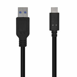 Cable USB A a USB-C Aisens A107-0449 50 cm Negro (1 unidad) Precio: 2.8900003. SKU: S5622013