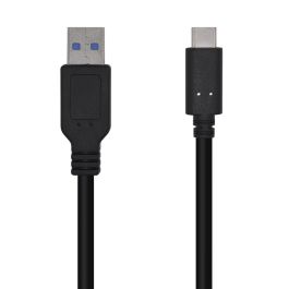 Cable USB A a USB-C Aisens A107-0449 50 cm Negro Precio: 2.95000057. SKU: S5622013