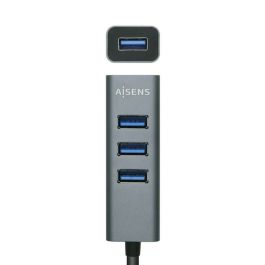Hub USB Aisens A109-0508 Gris