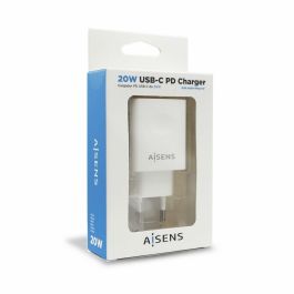 AISENS - CARGADOR USB-C PD3.0 1 PUERTO 1xUSB-C 20W, BLANCO Precio: 5.59000035. SKU: B1ERT42FHV