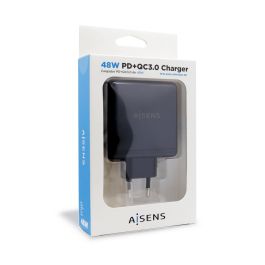 Cargador USB Pared Aisens ASCH-2PD30QC-BK Negro 48 W USB-C (1 unidad)