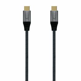 Cable USB-C Aisens A107-0628 1 m Gris