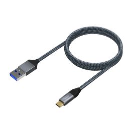 Cable USB A a USB-C Aisens A107-0630 50 cm Gris