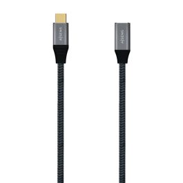 Cable USB-C Aisens A107-0635 Gris 1 m